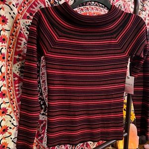 Striped Cowl Neck Sweater Forever21